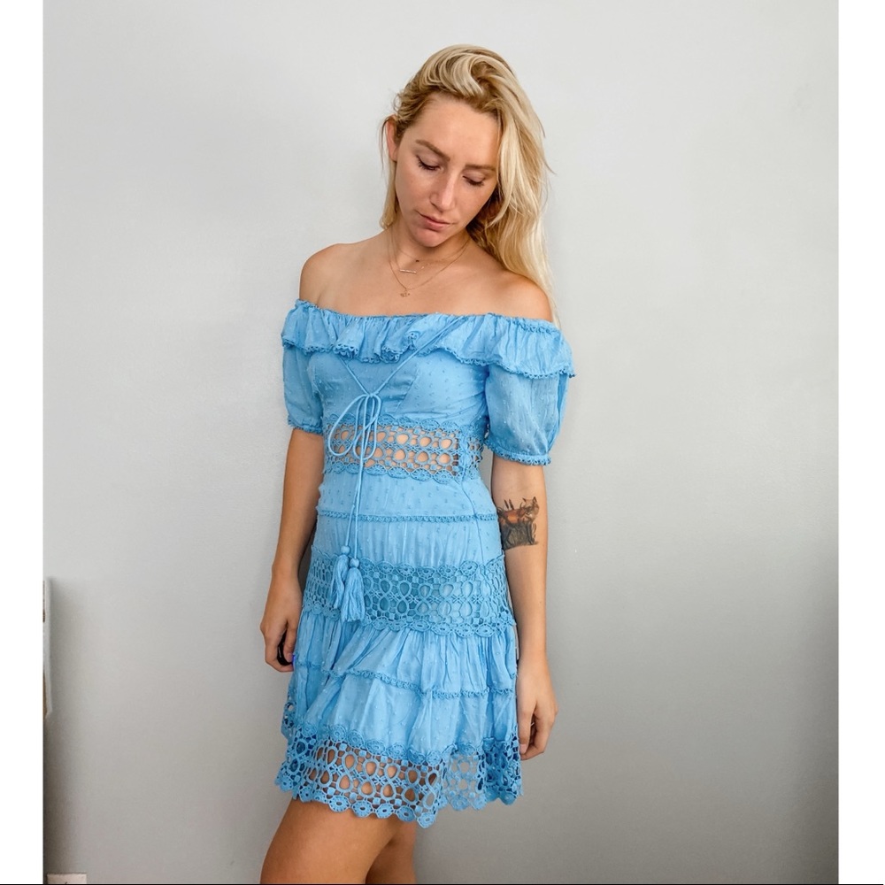 Free People Cruel Intentions Lace Minidress